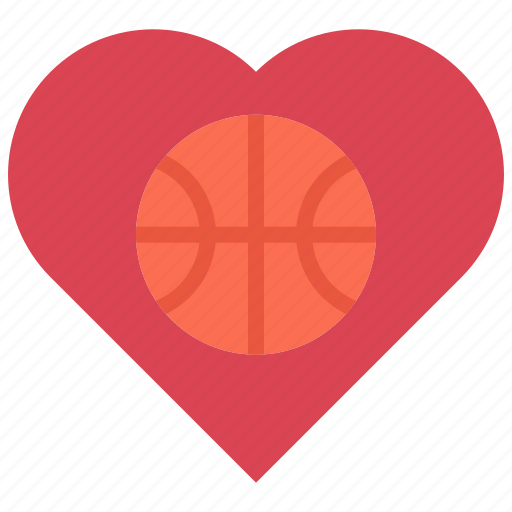 Ball, basketball, heart, love, player, sport icon - Download on Iconfinder