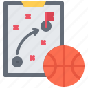 ball, basketball, diagram, player, sport, strategy, tablet