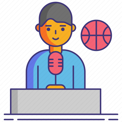 Podcast, basketball, speaker icon - Download on Iconfinder