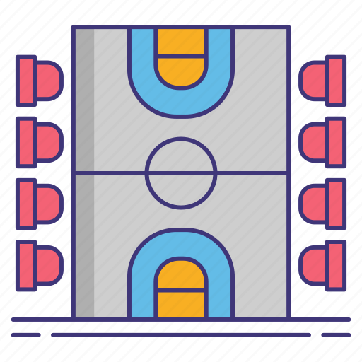 Seats, side, court, basketball icon - Download on Iconfinder