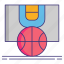 key, court, basketball 