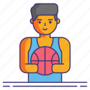 player, male, basketball