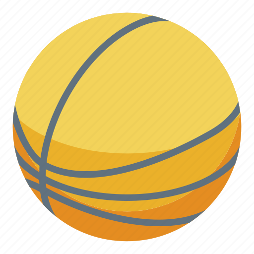 Ball, basketball, cartoon, fitness, isometric, silhouette, sport icon - Download on Iconfinder