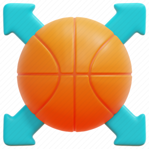 Pass, assist, arrow, arrows, basketball, sport, ball icon - Download on Iconfinder