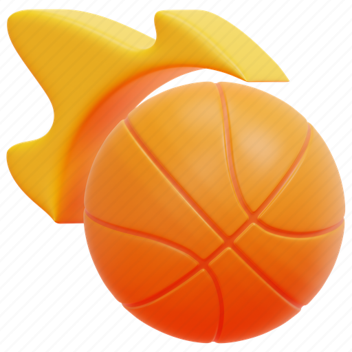 Fireball, fire, hot, flame, basketball, ball, sport 3D illustration - Download on Iconfinder