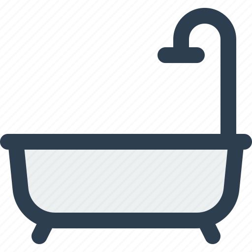 Bathtub, tub, shower, bathroom icon - Download on Iconfinder