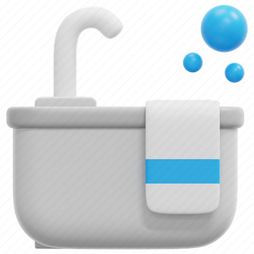 Bathtub, bath, clean, bathroom, restroom, toilet, wc icon - Download on Iconfinder