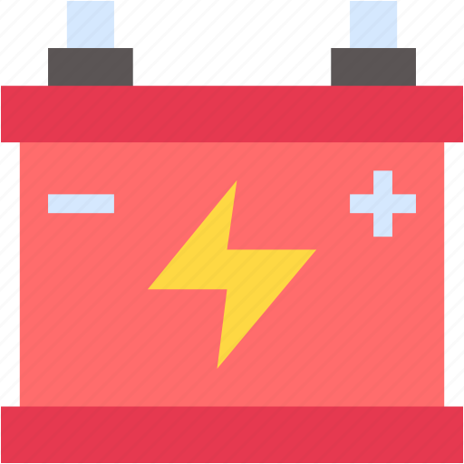 Car, battery, voltage, electricity, accumulator, supply icon - Download on Iconfinder