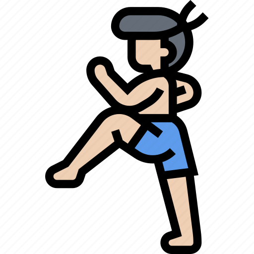 Boxing, thai, muay, fighter, martial icon - Download on Iconfinder