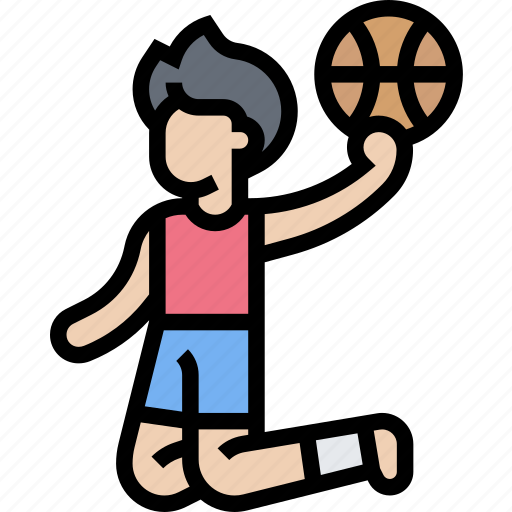 Basketball, ball, player, sport, activity icon - Download on Iconfinder