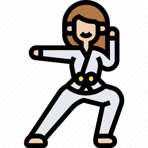 Karate, combat, sport, athlete, lifestyle icon - Download on Iconfinder