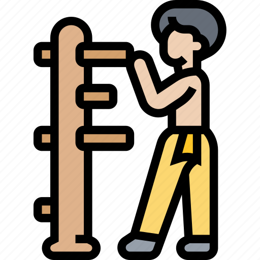 Wing, chun, combat, practice, asian icon - Download on Iconfinder
