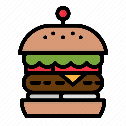 Burger, food, sandwich, hamburger, junk icon - Download on Iconfinder