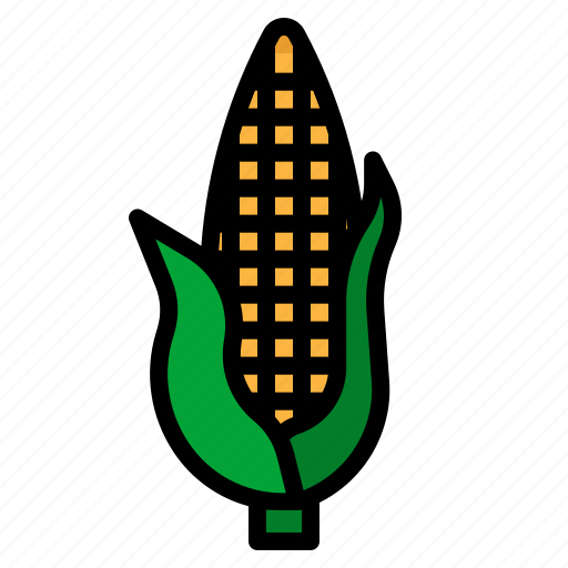 Vegan, corn, vegetarian, cereal, food icon - Download on Iconfinder