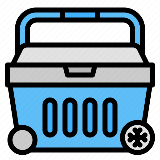 Fridge, picnic, ice, portable, summertime icon - Download on Iconfinder