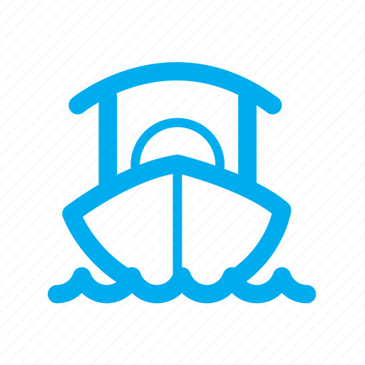 Boat, float, on water, tranportation, transport, water floating, yacht icon - Download on Iconfinder