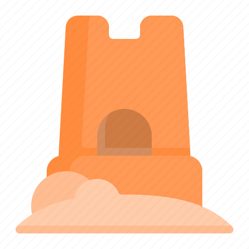 Sand castle, sand toy, childhood, holidays, summer, summertime, beach icon - Download on Iconfinder