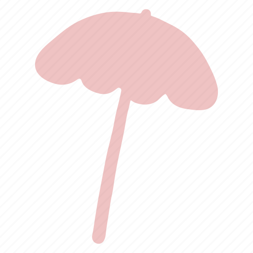 Beach, umbrella, shape, parasol, silhouette, summer, vacation icon - Download on Iconfinder
