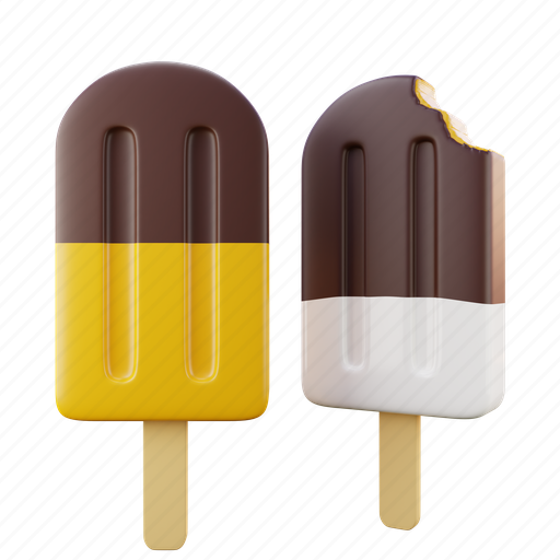 Popsicle, vacation, beach, holiday, summer, travel, tourism 3D illustration - Download on Iconfinder