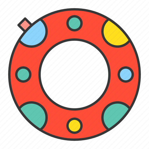 Beach, beach scene, life ring, swim ring, rubber ring, swim tube, water donut icon - Download on Iconfinder
