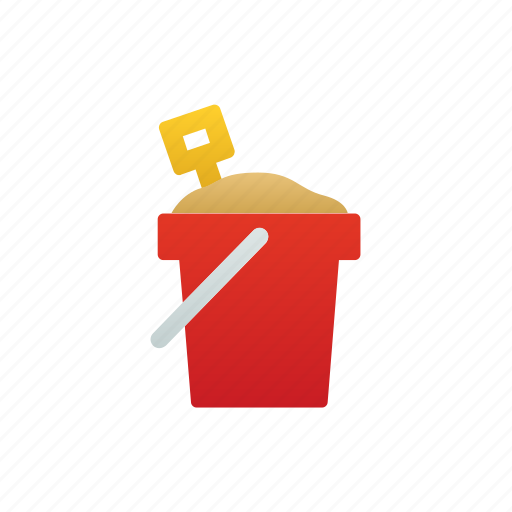 Bucket, pail, sand, fun icon - Download on Iconfinder