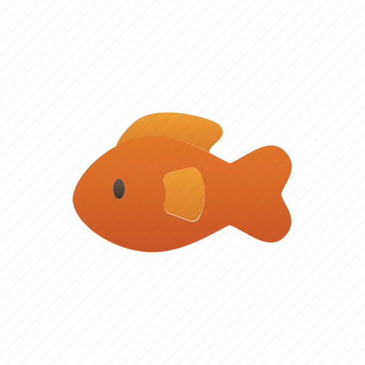 Fish, orange, goldfish, gold, animal icon - Download on Iconfinder