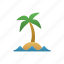 palm, tree, island, palm tree, tropical, nature 
