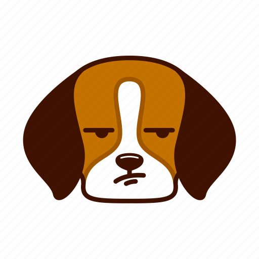 Animal, beagle, cute, dog, emoji, pet, whew icon - Download on Iconfinder