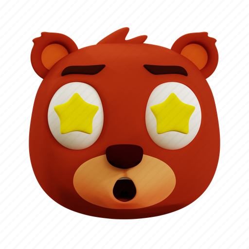 Cute, bear, star, emoji, cartoon, animal, rating icon - Download on Iconfinder