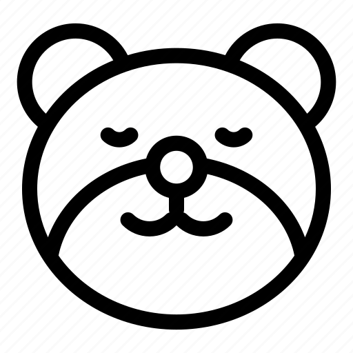 Bear, emoji, emoticon, peace, smiley icon - Download on Iconfinder