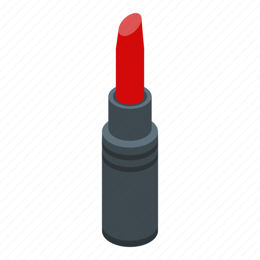 Cartoon, fashion, hand, isometric, lipstick, love, silhouette icon - Download on Iconfinder
