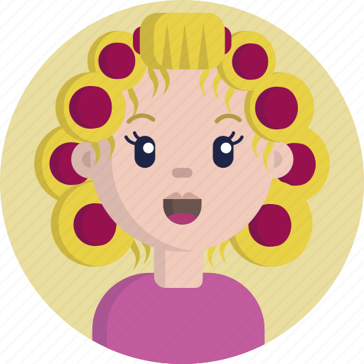 Hair set, beauty, hair, rollers, salon icon - Download on Iconfinder