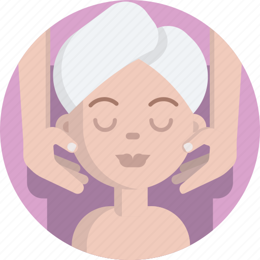 Beauty, facial massage, spa, massage icon - Download on Iconfinder