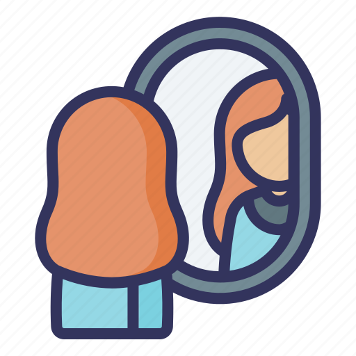 Mirror, glass, care, myself, self icon - Download on Iconfinder