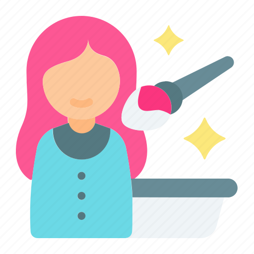Hair, dye, red, woman icon - Download on Iconfinder