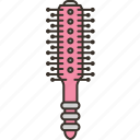 brush, hairstyle, curling, hairdressing, salon