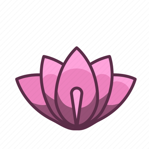 Floral, flower, lotus, nature, plant, spring, leaf icon - Download on Iconfinder