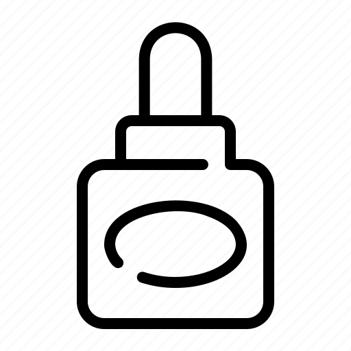 Serum, skincare, oil, bottle, beauty, liquid, hair icon - Download on Iconfinder