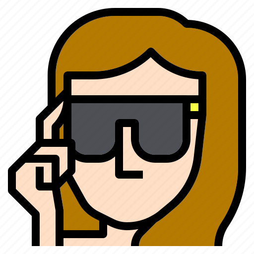 Beauty, fashion, girl, summer, sunglasses, sunny, woman icon - Download on Iconfinder