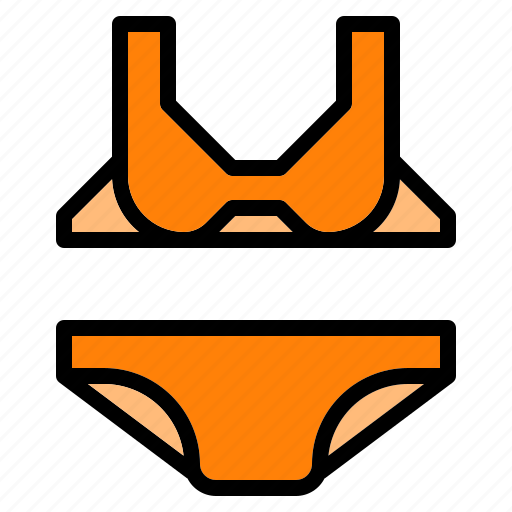 Beach, bikini, fashion, summer, swimsuit, swimwear, underwear icon - Download on Iconfinder