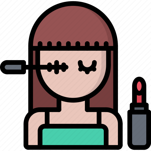 Beauty, cosmetics, lipstick, makeup, mascara, spa, woman icon - Download on Iconfinder
