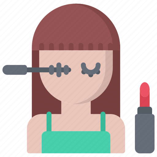 Beauty, cosmetics, lipstick, makeup, mascara, spa, woman icon - Download on Iconfinder