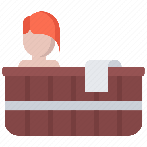 Bath, beauty, hot, makeup, spa, towel, woman icon - Download on Iconfinder