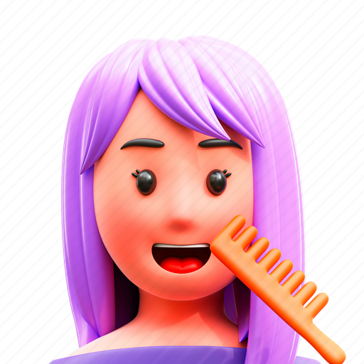 Comb, hair, beauty 3D illustration - Download on Iconfinder