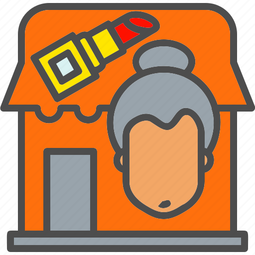 Beauty, saloon, building, home, house, parlor icon - Download on Iconfinder