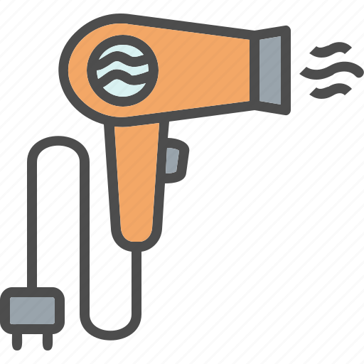 Blow, dryer, electricals, hair, heater, salon, styling icon - Download on Iconfinder