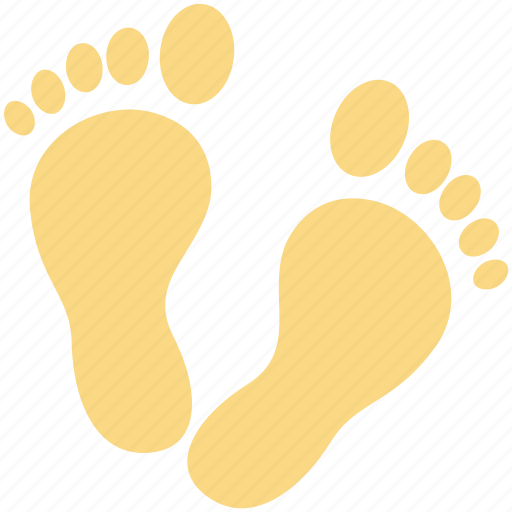 Foot, footprints, footsteps, human footsteps, pedicure icon - Download on Iconfinder