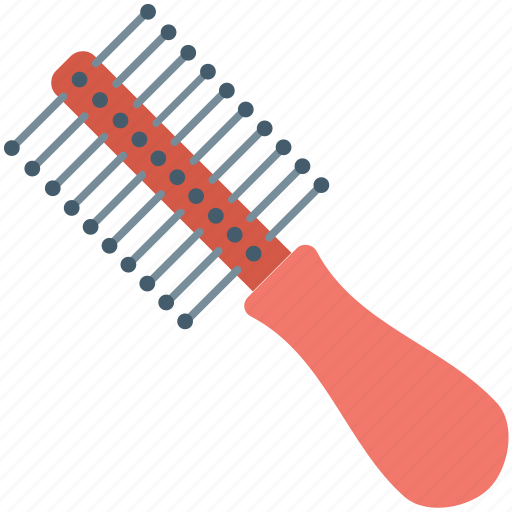 Brush, hair brush, radial brush, round brush, vented brush icon - Download on Iconfinder