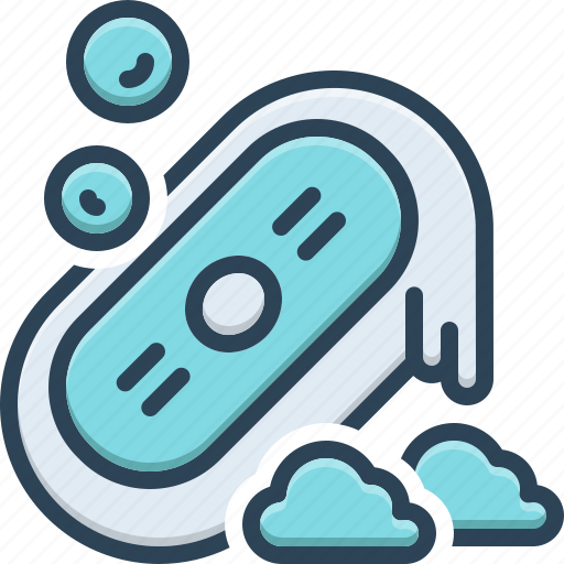 Soap, froth, soapsuds, hygiene, bath, suds, toiletries icon - Download on Iconfinder
