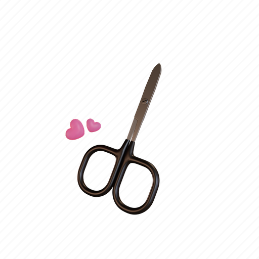 Scissors, cosmetic, beauty, product, natural, summer, fashion 3D illustration - Download on Iconfinder